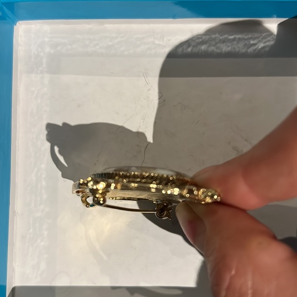 Sarah Coventry Cameo Rose Brooch - Picture 3 of 3